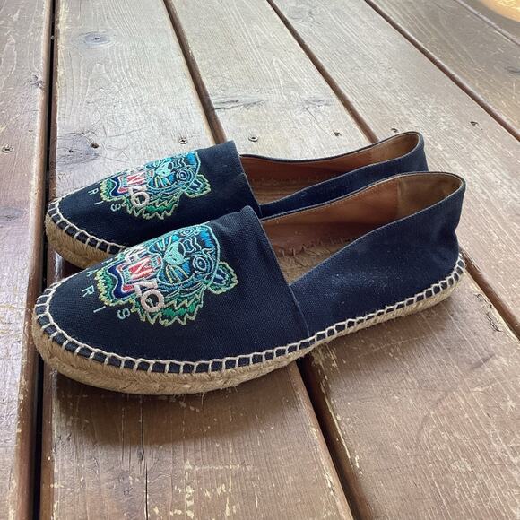 Kenzo White and Blue Espadrilles - Picture 2 of 6